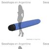 Vibrador de textura satinada rigido 